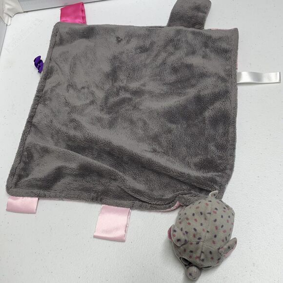 TEENY TY’s TRUNKS Gray Spotted Elephant Security Blanket Lovey - Picture 4 of 7